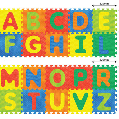 Podne puzzle Alfabet 20 komada 320x320mm