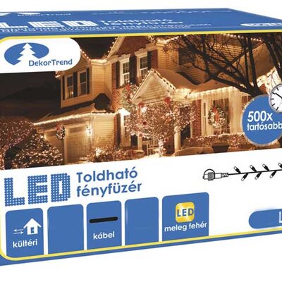 Novogodišnje LED Lampice 5m Za Spoljnu ili Unutrašnju Upotrebu 50 LED WW