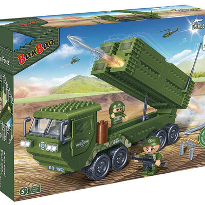BANBAO Kocke Defence Force Vojni kamion sa raketama - Military truck with rockets 6205