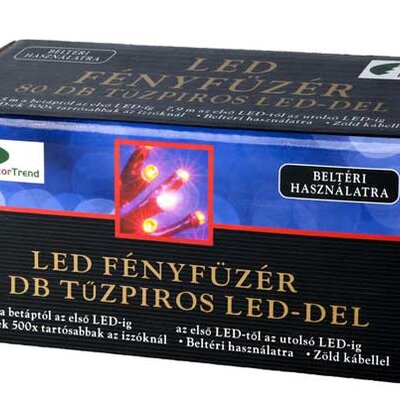 Novogodišnje LED lampice 40kom. 3.9m Crvene