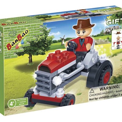 BANBAO Gift TRAKTOR - Steam Car 8045