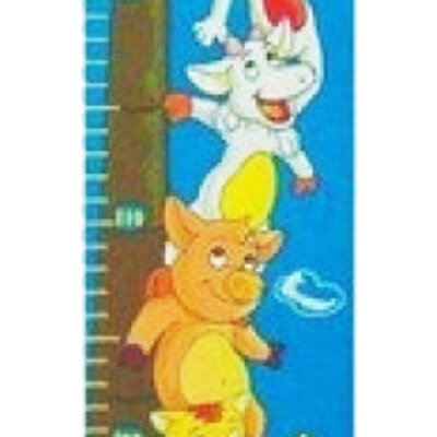 WOODY Metar za dečije sobe DRUŠTVO IZ DŽUNGLE - Height Chart Jungle 90097
