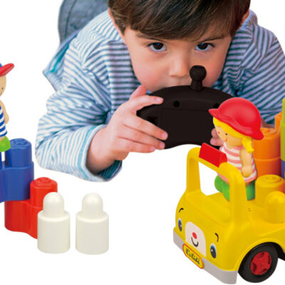 KS KIDS Popbo Blocs - Školski autobus na daljinsko upravljanje - Remote Control School Bus - KA10782