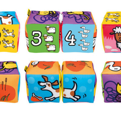 KSKIDS Kocke ŽIVOTINJE - Match and Sound Blocks - Animals - KA10755