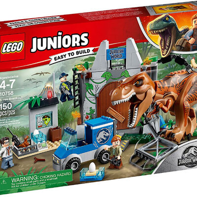 LEGO® Juniors Kocke - Jurassic World - Dinosaurusi - Slobodni T-Rex 10758