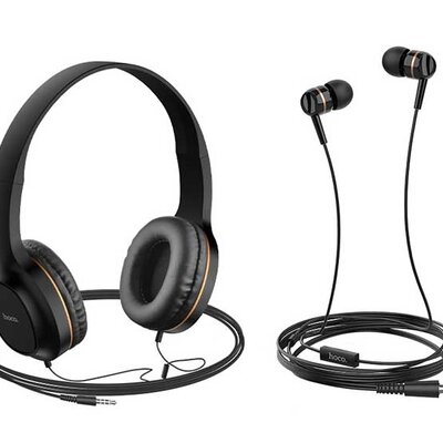 Dva para slušalica sa mikrofonom Hoco W24 Gold