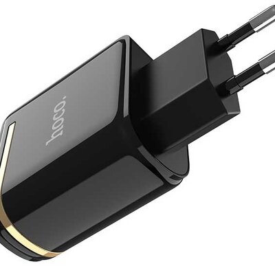 Zidni USB punjač Hoco C39A dual-port Black