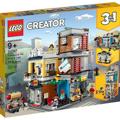 LEGO® Creator Kocke 3u1 - Zgrada Pet shop Kafe 31097