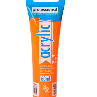 PROFESSIONAL Acrylic - Akrilna boja NEON NARANDŽASTA 60ml 640830
