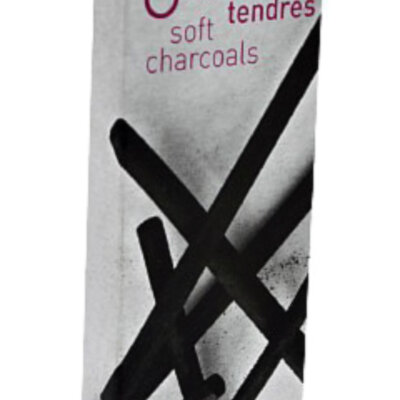 PEBEO Prirodni ugljen za crtanje - mekani 6kom 661862