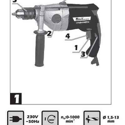 Vibraciona bušilica WSB1050 71010599