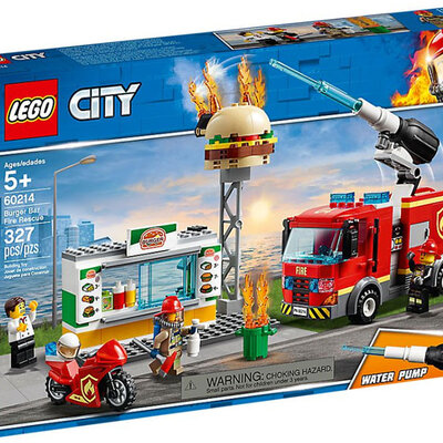 LEGO® City Kocke - Vatrogasci - Gašenje požara u Burger Baru 60214