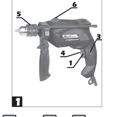 Vibraciona bušilica WSB500/1 71050001
