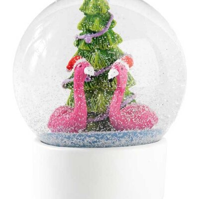 Novogodišnji ukras Snežna kugla Dorrin 12cm