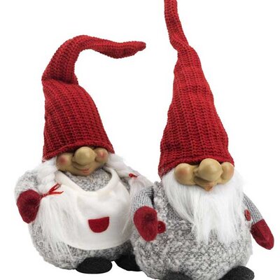 Novogodišnja dekoracija Figura Deda Mraza 43cm Assorted