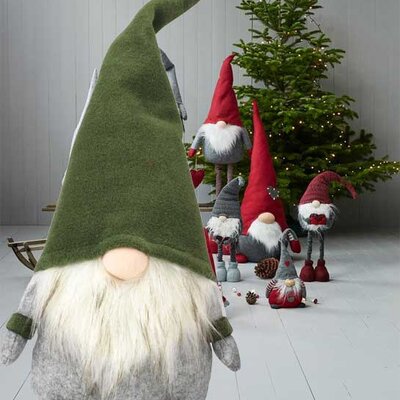 Novogodišnja figura Deda Mraza V53cm Zeleni