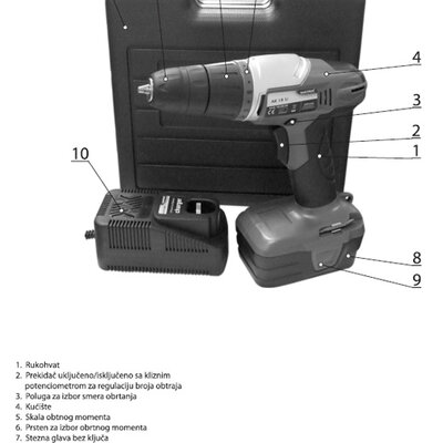 Aku bušilica AK18-Li  120300390