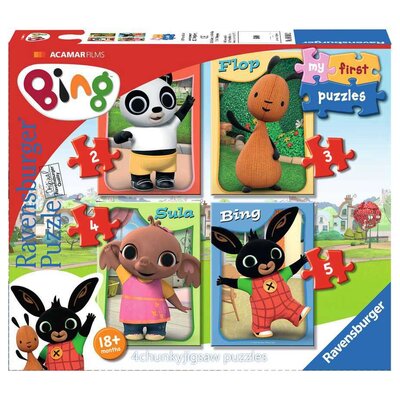 Moje prve puzzle 4u1 Zeka Bing Ravensburger 06869
