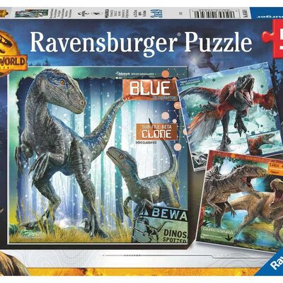 Puzzle slagalice za decu 3x49 delova Dinosaurusi dominiraju Ravensburger 05656