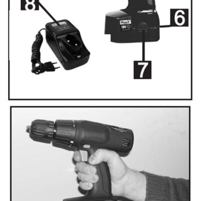 Aku bušilica WAS18-2 sa dve baterije 71211802