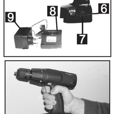 Aku bušilica WAS18-3 sa dve baterije 71211803