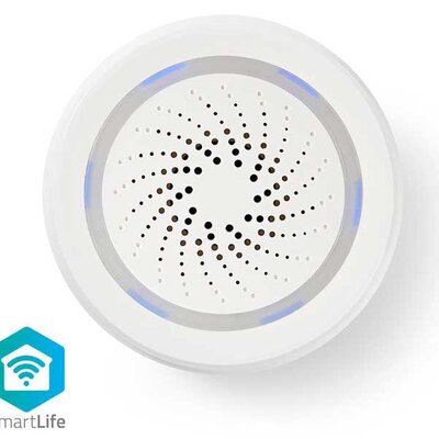 Smart Wi-Fi Alarmna sirena Nedis WIFISI10CWT