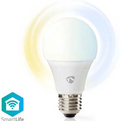 Smart Wi-Fi LED sijalica podesive boje osvetljenja E27 9W  Nedis WIFILW10WTE27
