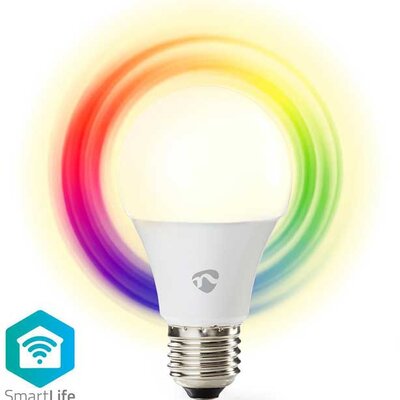 Smart Wi-Fi LED sijalica Full Colour E27 Nedis WIFILC10WTE27