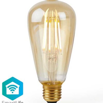 Smart Wi-Fi LED Filament sijalica E27 5W Nedis WIFILF10GDST64