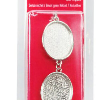 PEBEO Fantasy Accessories - Podloga od metala za nakit OVALNA NARUKVICA 664355