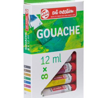 TALENS Art Creation Gouache Set - Gvaš set 8 x 12ml 699021