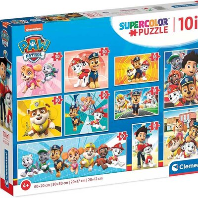 Puzzle slagalice 10u1 Patrolne šape Clementoni 20270