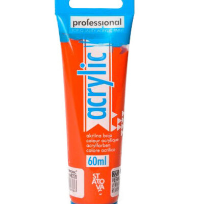 PROFESSIONAL Acrylic - Akrilna boja Vermilion 220 60ml 640220