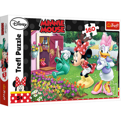 Trefl puzzle Minnie zaliva cveće 160 delova