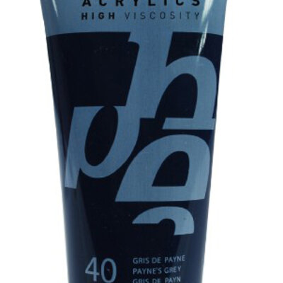PEBEO Studio Acrylics High Viscosity - Akrilna boja - Paynes Grey 40 - 100ml 661040