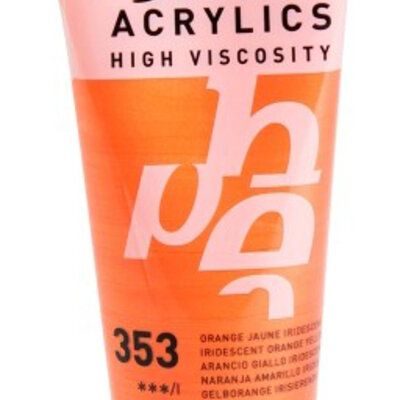 PEBEO Studio Acrylics High Viscosity DYNA - Akrilna boja - Iridescent Orange Yellow 353 - 100ml 661153