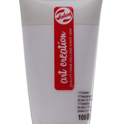 TALENS Art Creation Acrylic Colour Tube - Akrilna boja Titanium White 105 75ml 692105