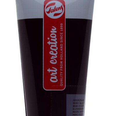 TALENS Art Creation Acrylic Colour Tube - Akrilna boja Ivory Black 701 200ml 693701