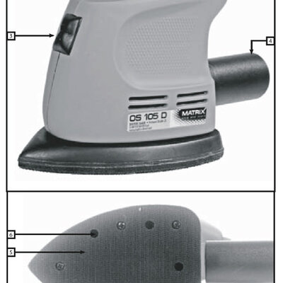 Brusilica vibraciona trouglasta OS105D 130200040
