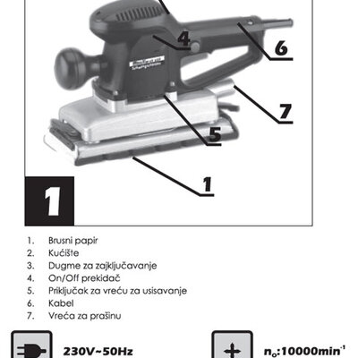 Vibraciona brusilica WSS350 72135000