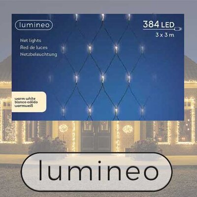Lumineo Novogodišnja LED mreža za spoljnu i unutrašnju upotrebu 3 x 3 m 49.4883