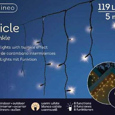 Lumineo Novogodišnje LED lampice za spoljnu i unutrašnju upotrebu Ledenice 5m 49.4813