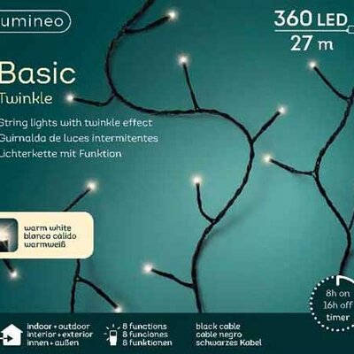 Lumineo Novogodišnje lampice za spoljnu i unutrašnju upotrebu 27m 360 LED 49.4167