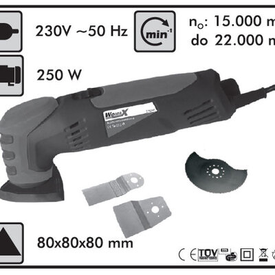 Vibraciona brusilica WMS250 3 u 1 72225090