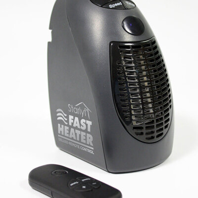 Starlyf mini grejalica crna delux sa daljinskim upravljačem