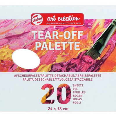 TALENS Art Creation Tear-Off Palette - Papirna paleta 20 listova 24 x 18 cm 699219