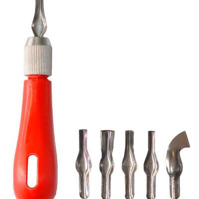 POP TOOLS Nožići za linorez 6kom 617033