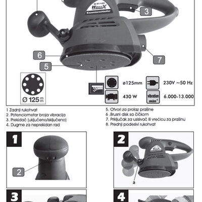 Rotaciona brusilica  WES430 72343000