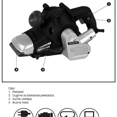 Tračna brusilica WBS800 72480000