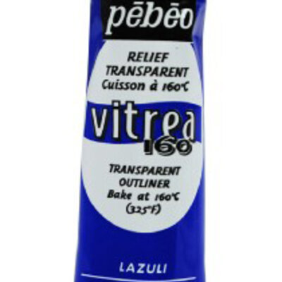 PEBEO Vitrea 160 Transparent Outliner - Providna kontur pasta LAPIS 20ml 664574